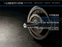 Tablet Screenshot of liberty-gym.com